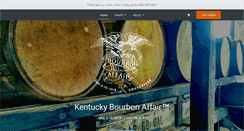 Desktop Screenshot of kybourbonaffair.com